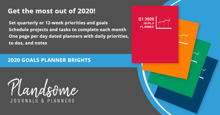 2020 Goals Planner Brights