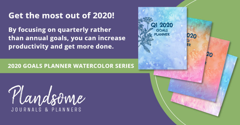 2020 Goals Planner Watercolor Series