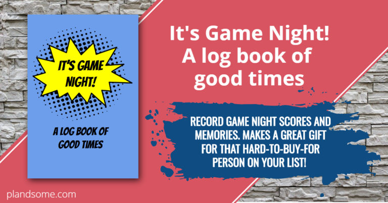 It's Game Night Log Book